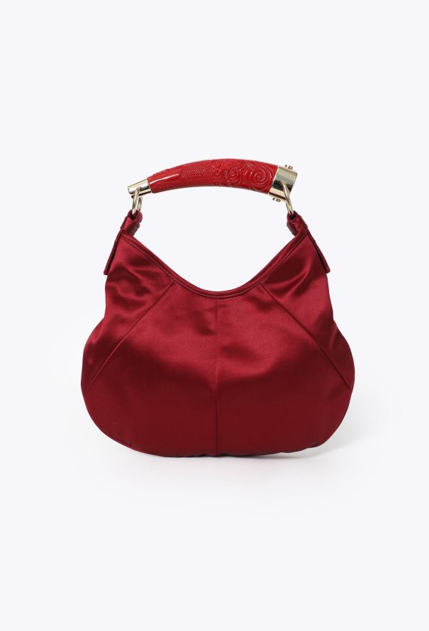 Saint Laurent Early 2000s Crepe Satin Mini Mombasa Bag - 4