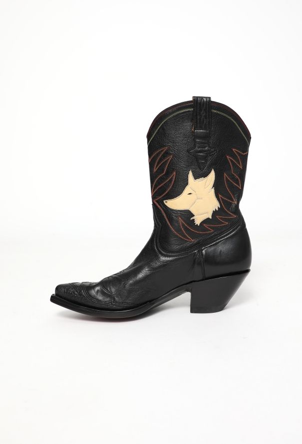 Western Leather Cowboy Boots - 4 Western Leather Cowboy Boots - 4