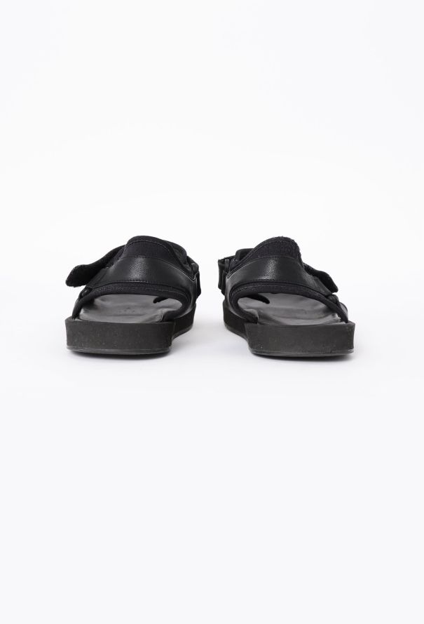 The Row 2020 Leather Hook-and-Loop Sandals - 5 The Row 2020 Leather Hook-and-Loop Sandals - 5