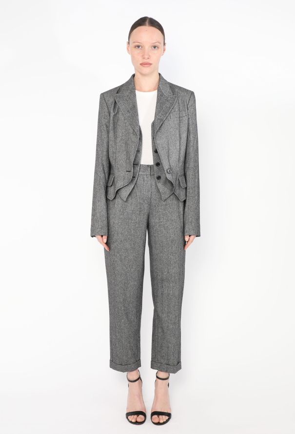 Dior 2024 Cropped Herringbone Ensemble - 4 Dior 2024 Cropped Herringbone Ensemble - 4