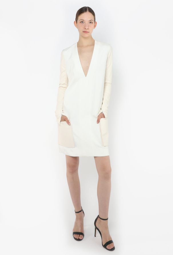 Céline 2010 Leather Trim Dress - 1