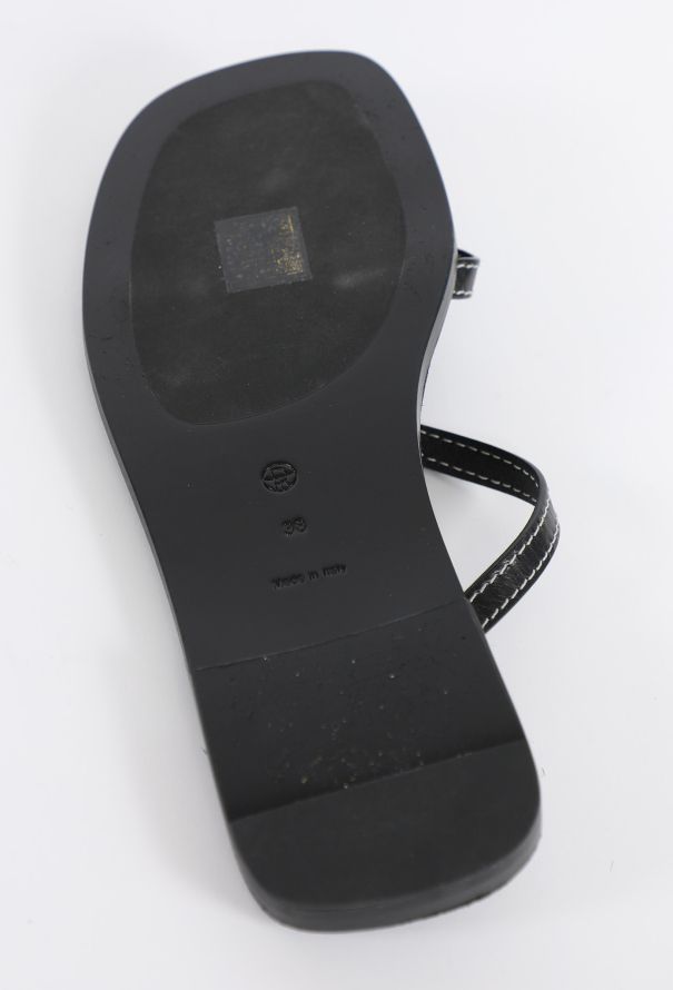 The Row 2024 Link Leather Strap Sandals - 5