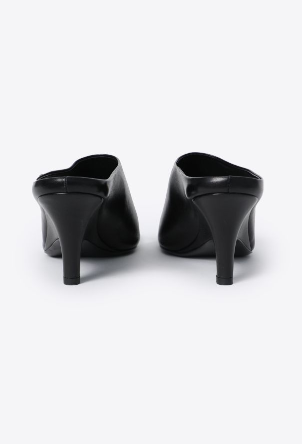 Toteme 2020 Open-Toe Leather Mules - 4