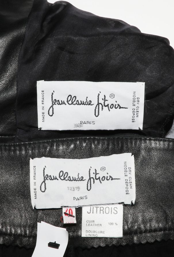 Jitrois Leather Patchwork Ensemble, 1980s - 8