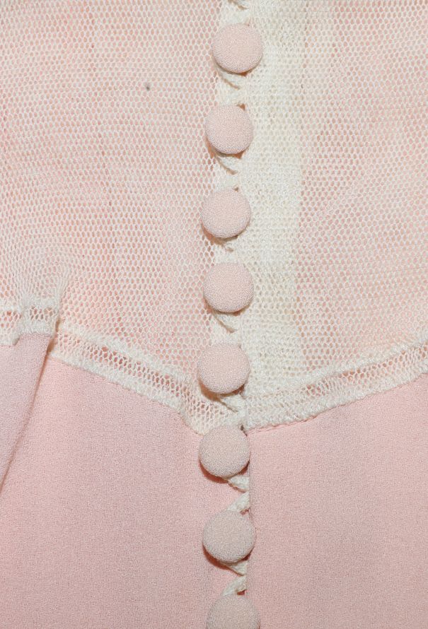 Balenciaga S/S 2004 Pleated Mesh Dress - 7