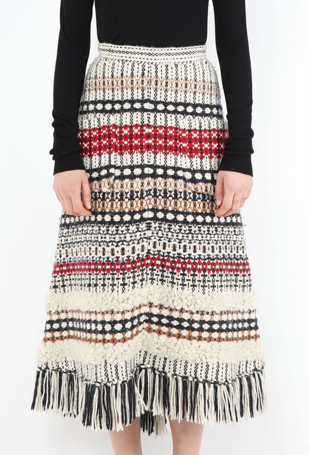Chanel Pre-Fall 2014 Paris-Dallas Fringe Skirt - 3