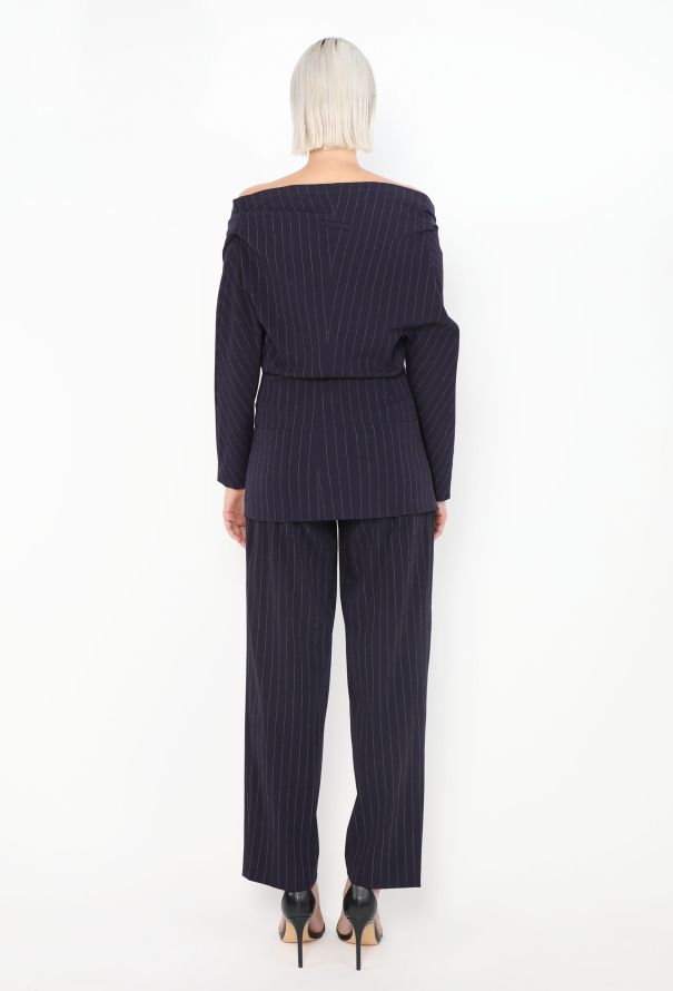 Jean Paul Gaultier Classique 90s Nine pocket Pinstripe