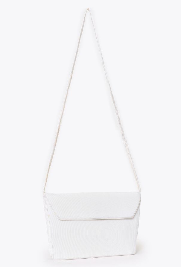 Saint Laurent '80 White Canvas Bag - 3