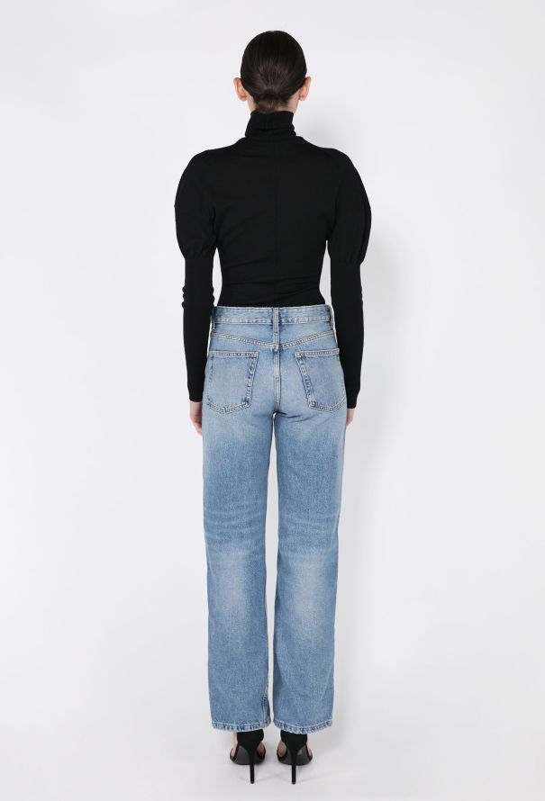 Alaïa Puff-Sleeve Bodysuit Ensemble, F/W 1989 - 6