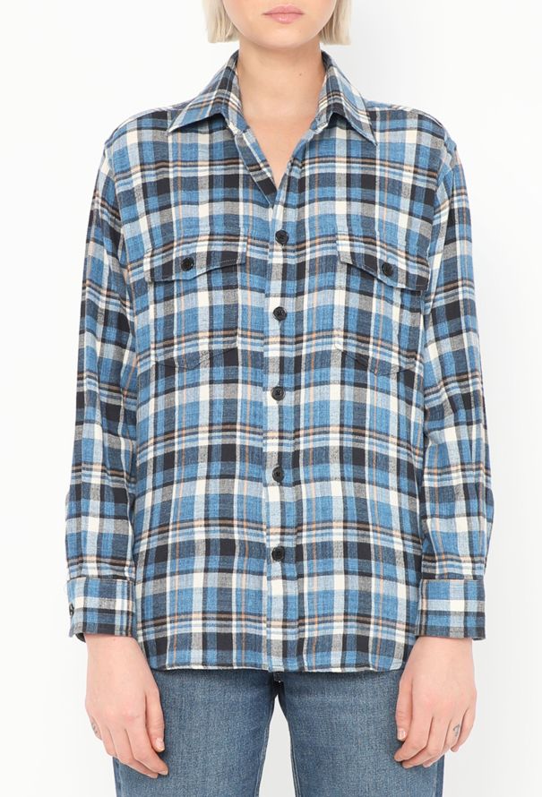 Saint Laurent S/S 2016 Flannel Shirt - 1