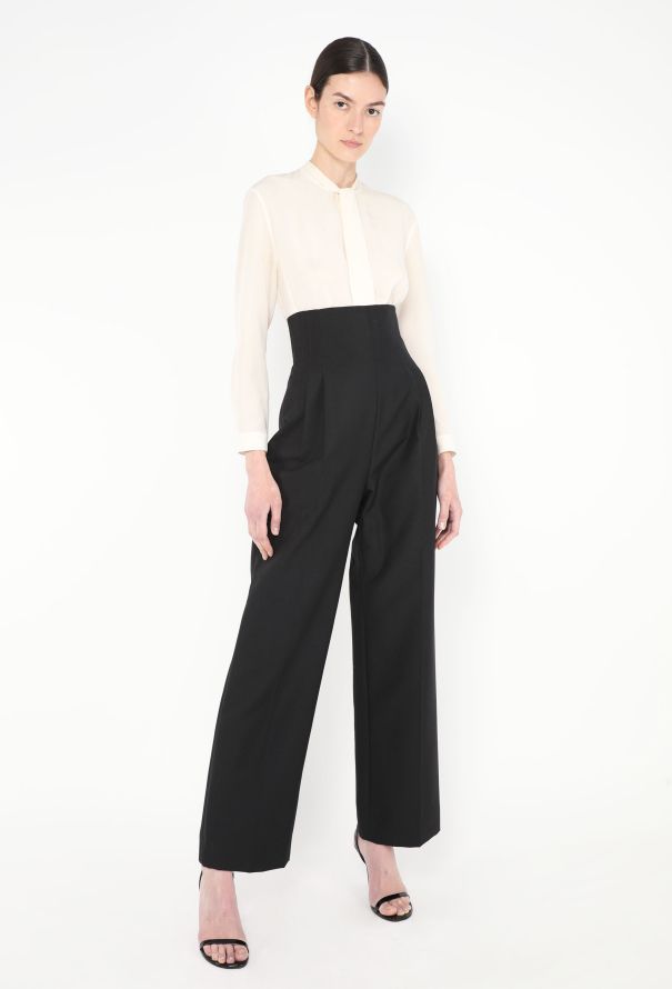 Alaïa High-Waisted Corset Trousers - 1