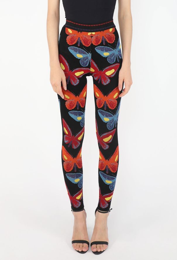 Alaïa Butterfly Print Leggings, F/W 1991 - 4