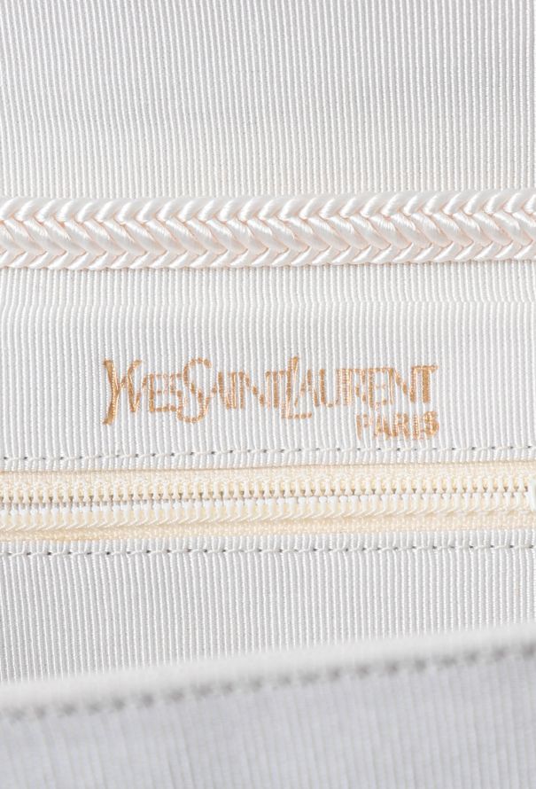 Saint Laurent '80 White Canvas Bag - 13