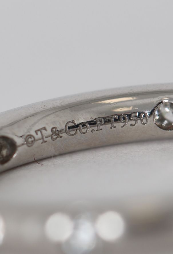 Tiffany & Co Platinum & Diamond Band Ring by Elsa Peretti - 4