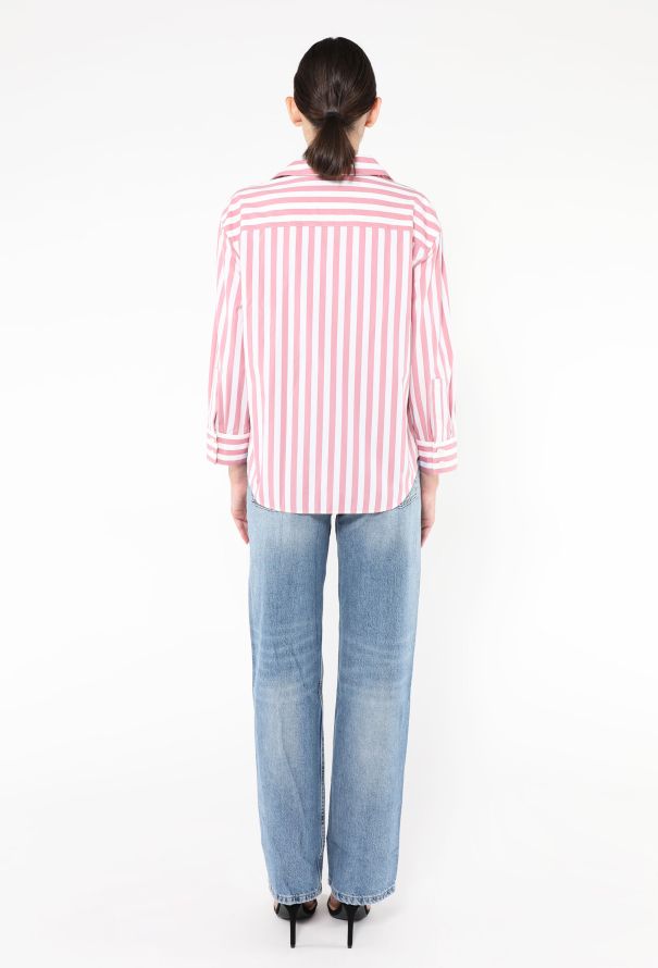 Jil Sander Striped Poplin Shirt - 4