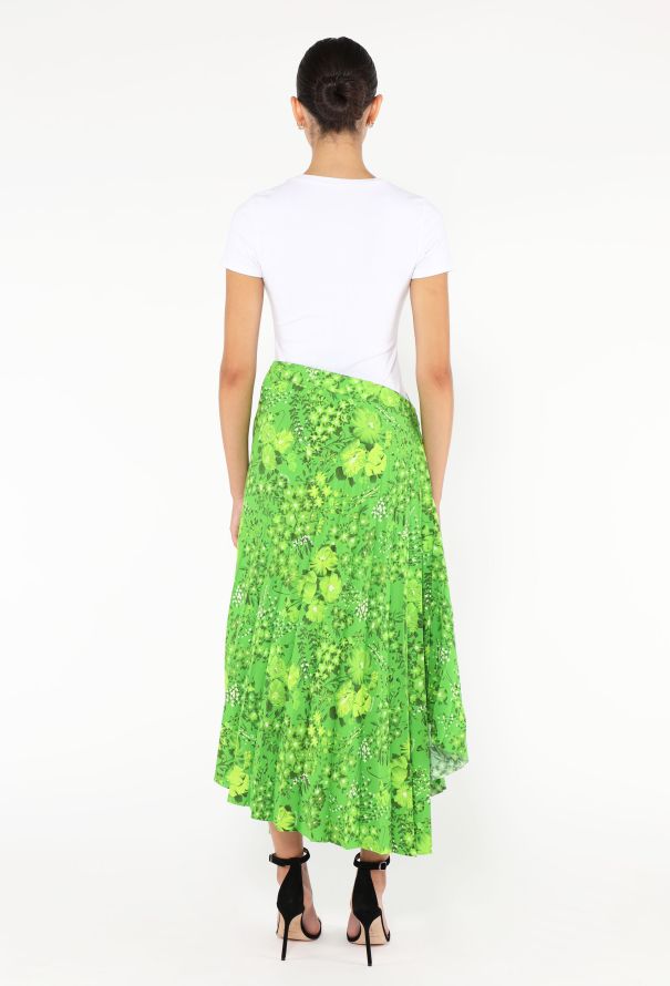Balenciaga S/S 2020 Floral Asymmetrical Skirt - 4