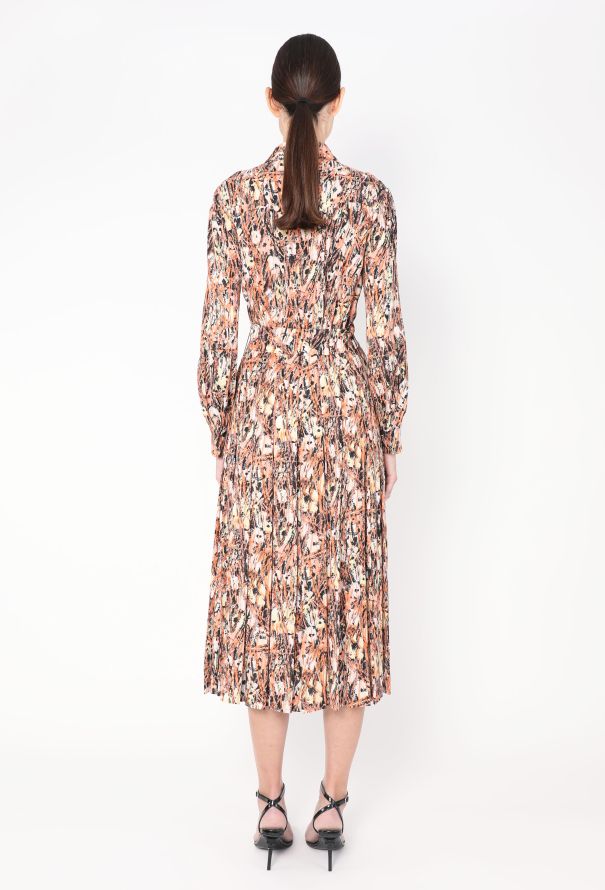Prada Floral Silk Belted Dress, 2017 - 4