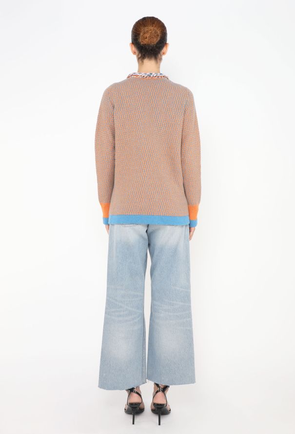 Chanel Cashmere Braided Trim Cardigan - 4