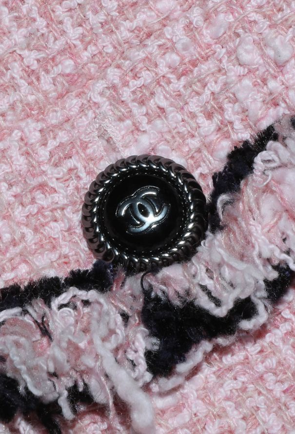 Chanel S/S 2007 Tweed Frayed Trim Jacket - 10