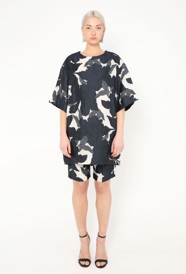 Chloé S/S 2013 Jacquard Silk Tunic Set - 5