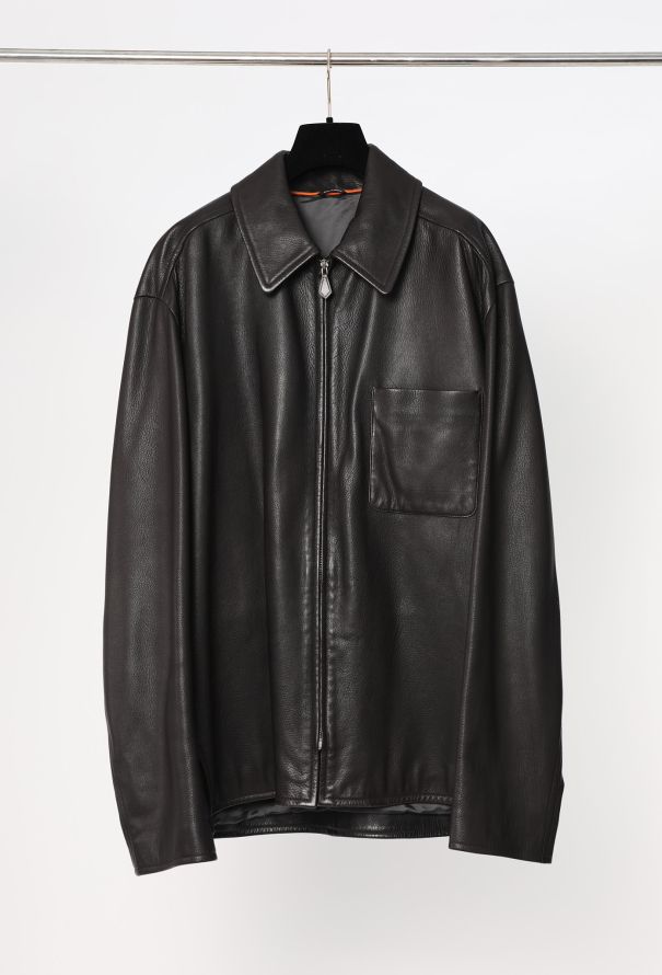 Hermès '70s Classic Leather Jacket - 5 Hermès '70s Classic Leather Jacket - 5