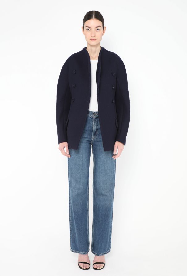 Proenza Schouler 2019 Felted Hourglass Peacoat - 4