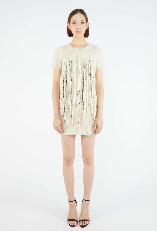 Chanel ICONIC F/W 2010 Fringed Tweed Dress - 7