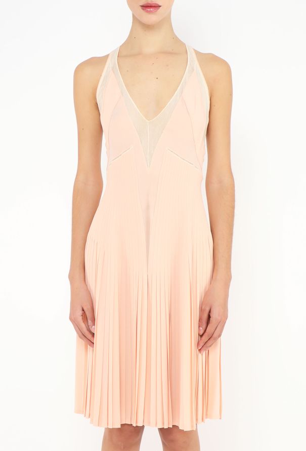 Balenciaga S/S 2004 Pleated Mesh Dress - 3