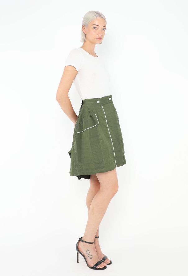 Sacai S/S 2015 Deconstructed Military Skirt - 5