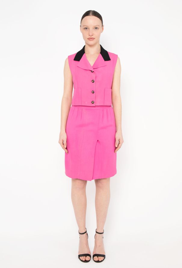 Chanel S/S 1991 Cropped Vest Ensemble - 1