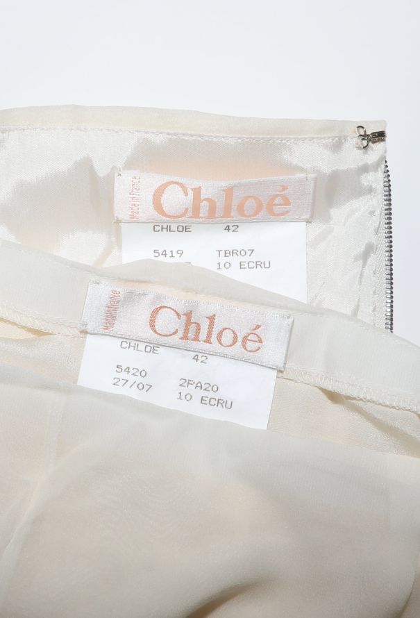 Chloé COLLECTOR S/S 1997 Bustier Silk Ensemble - 7