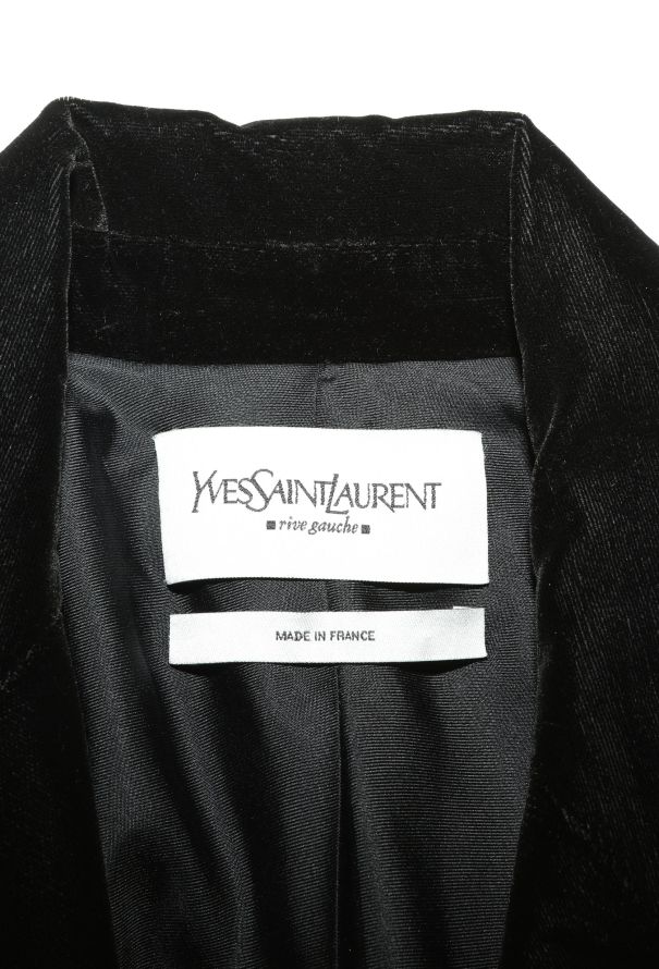 Saint Laurent F/W 2002 Tailored Velvet Blazer - 8 Saint Laurent F/W 2002 Tailored Velvet Blazer - 8