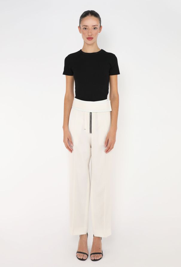 Céline S/S 2016 Silk Belted Trousers - 3 Céline S/S 2016 Silk Belted Trousers - 3