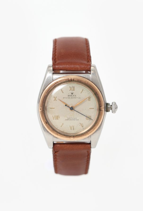 Rolex RARE '50s Oyster Perpetual Bubble Back Watch - 1