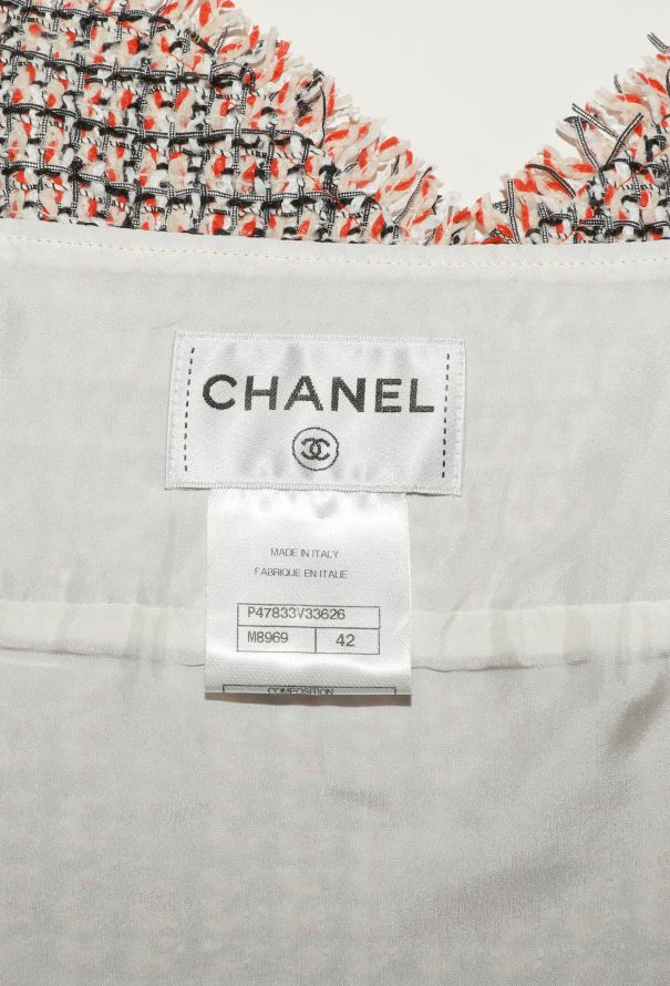 Chanel Frayed Tweed 'CC' Dress - 5