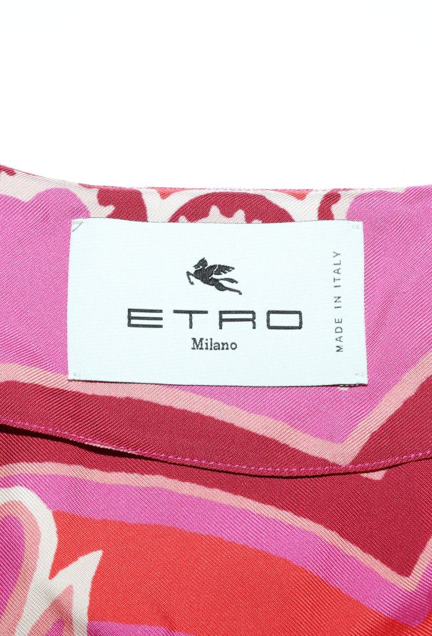 Etro Resort 2023 Belted Silk Kaftan - 7