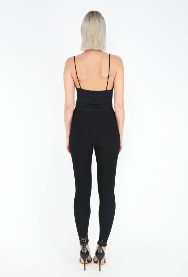 Alaïa 2016 Re-Edition '92 Laser-Cut Leggings - 4