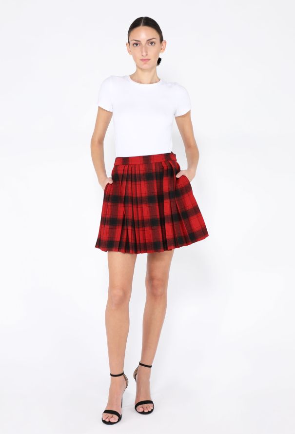 Céline 2020 Plaid Mini Skirt - 2
