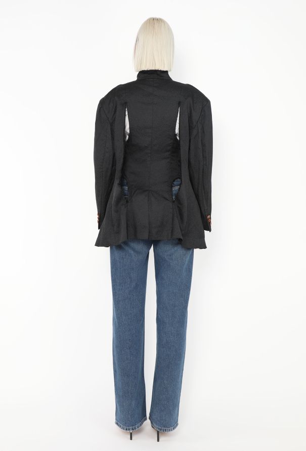 Comme des Garçons 2019 Deconstructed Textured Blazer - 3 Comme des Garçons 2019 Deconstructed Textured Blazer - 3