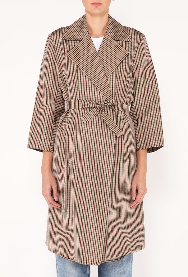 S/S 2001 Yeohlee Gingham Raincoat - 3