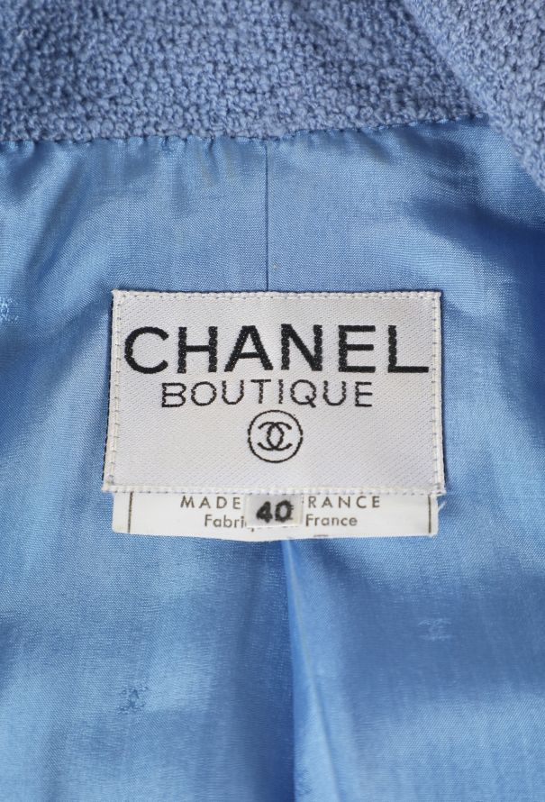 Chanel Trompe-L'œil Bouclé Skirt Suit, 1992 - 8