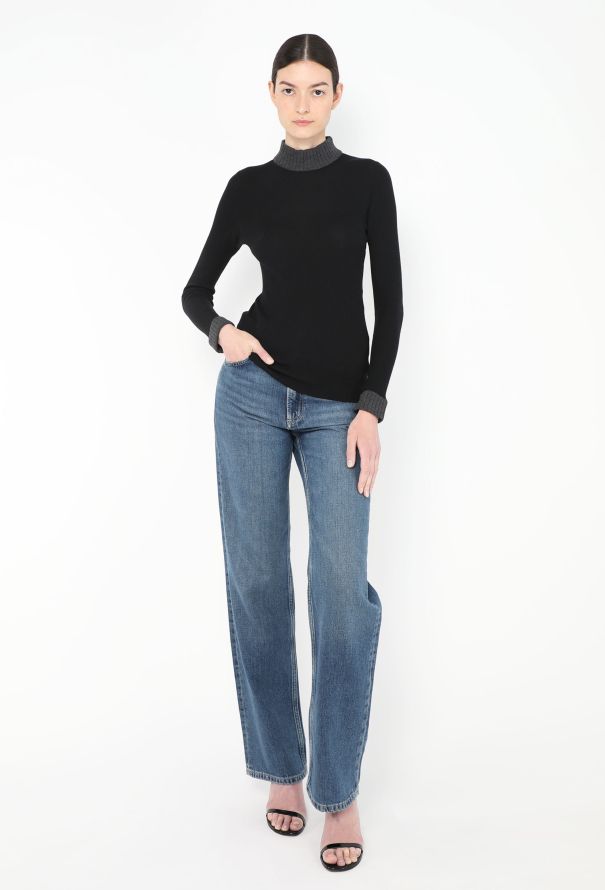 Loewe 'Second Skin' Turtleneck Sweater - 3