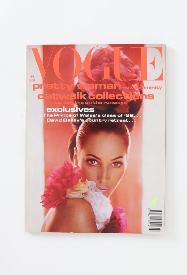 VOGUE UK 1992 Christy, Claudia and Karen Cover Trio - 2