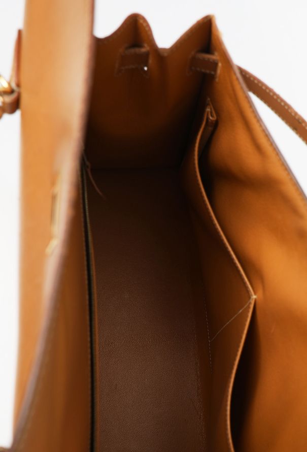 Hermès Vintage Gold Box Kelly Sellier 35 - 16