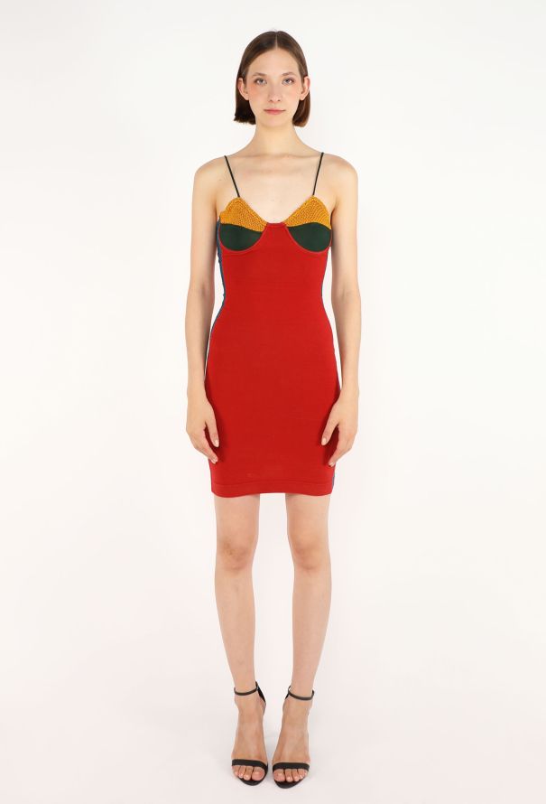 Jean Paul Gaultier Junior Crochet Bodycon Dress, 1980s - 1