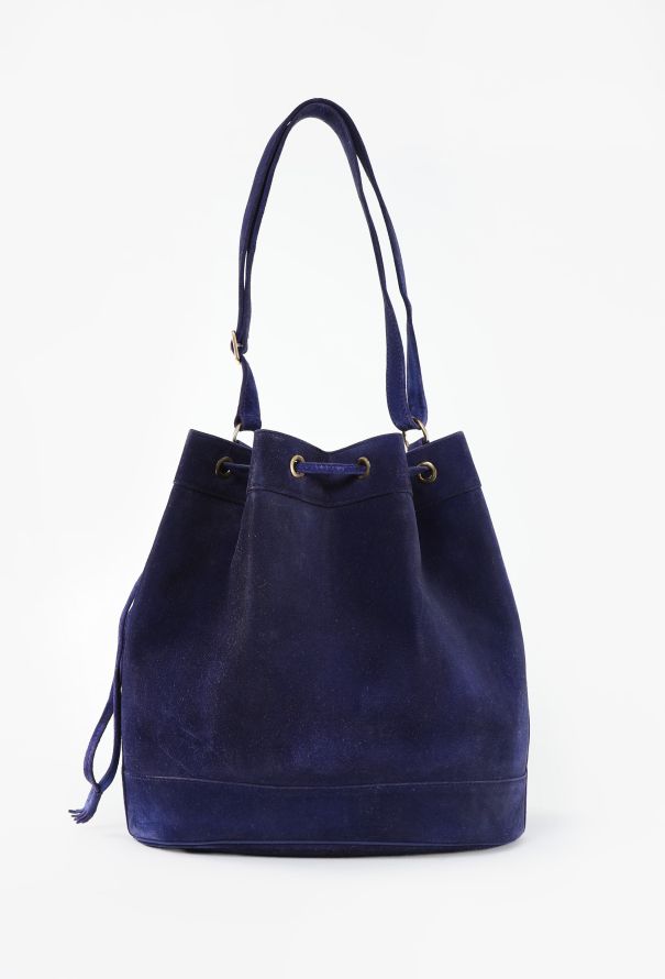 Hermès '80s Chèvre Velours Market Bag - 4