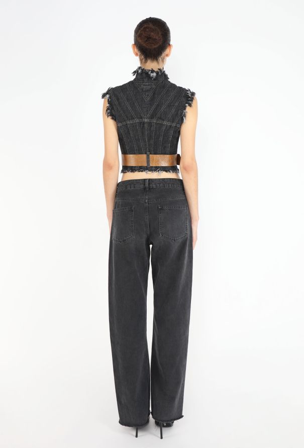 Alexander McQueen RARE S/S 2003 ‘Irere’ Frayed Stay Vest - 6