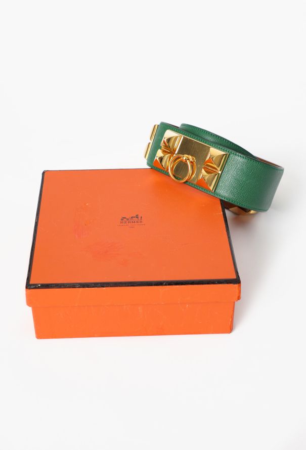 Hermès Epsom 'Collier de Chien' Leather Belt, 1990 - 5