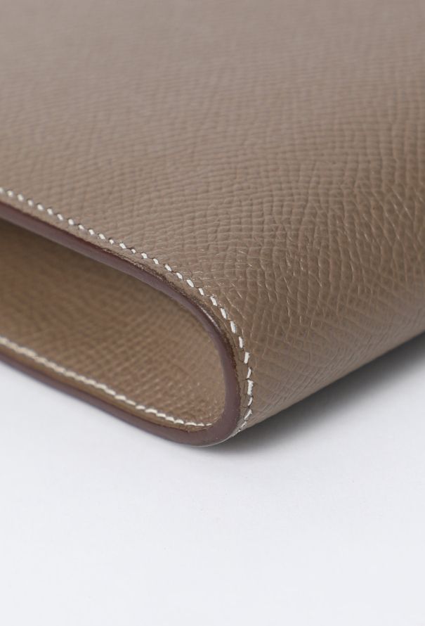 Hermès Etoupe Epsom Clic 16 Wallet - 12