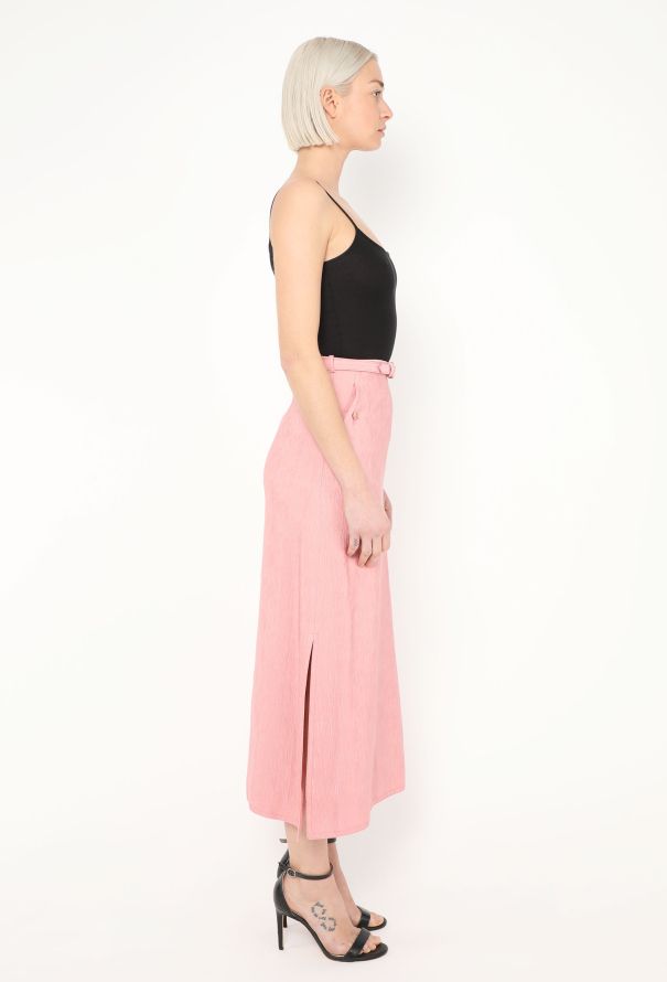 Gucci 2022 Belted Silk Skirt - 3 Gucci 2022 Belted Silk Skirt - 3